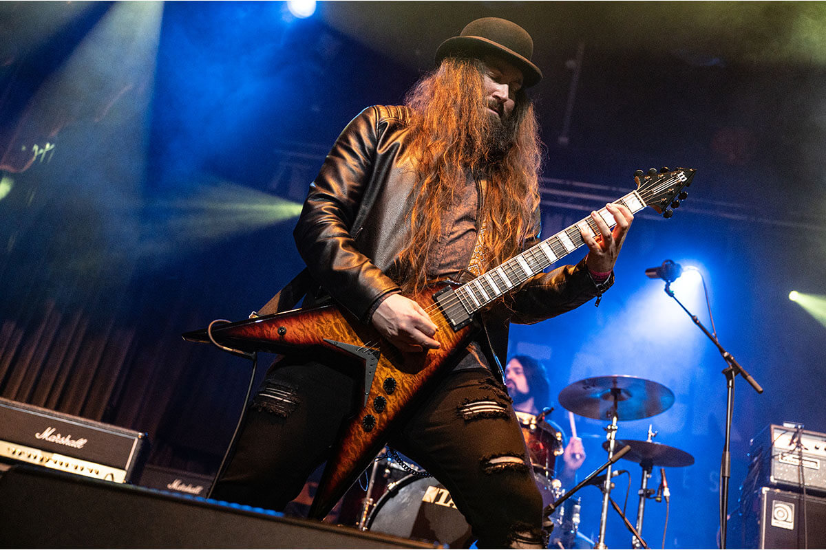 Jack J Hutchinson performing on stage